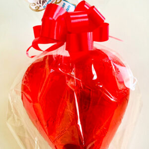CUORE DI CIOCCOLATA CON SORPRESA IN ARGENTO